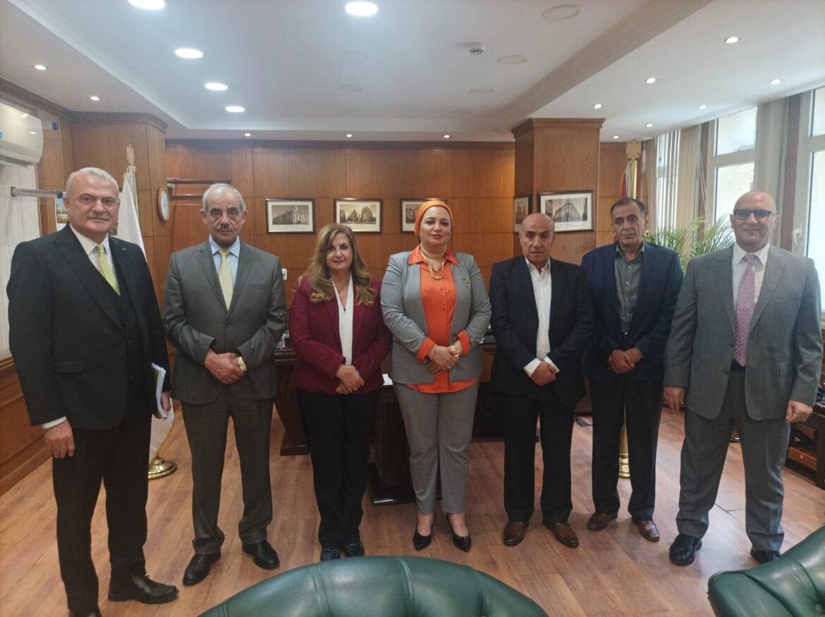 زيارة الوفد العمالي الأردني لشركة مصر للأصول العقارية